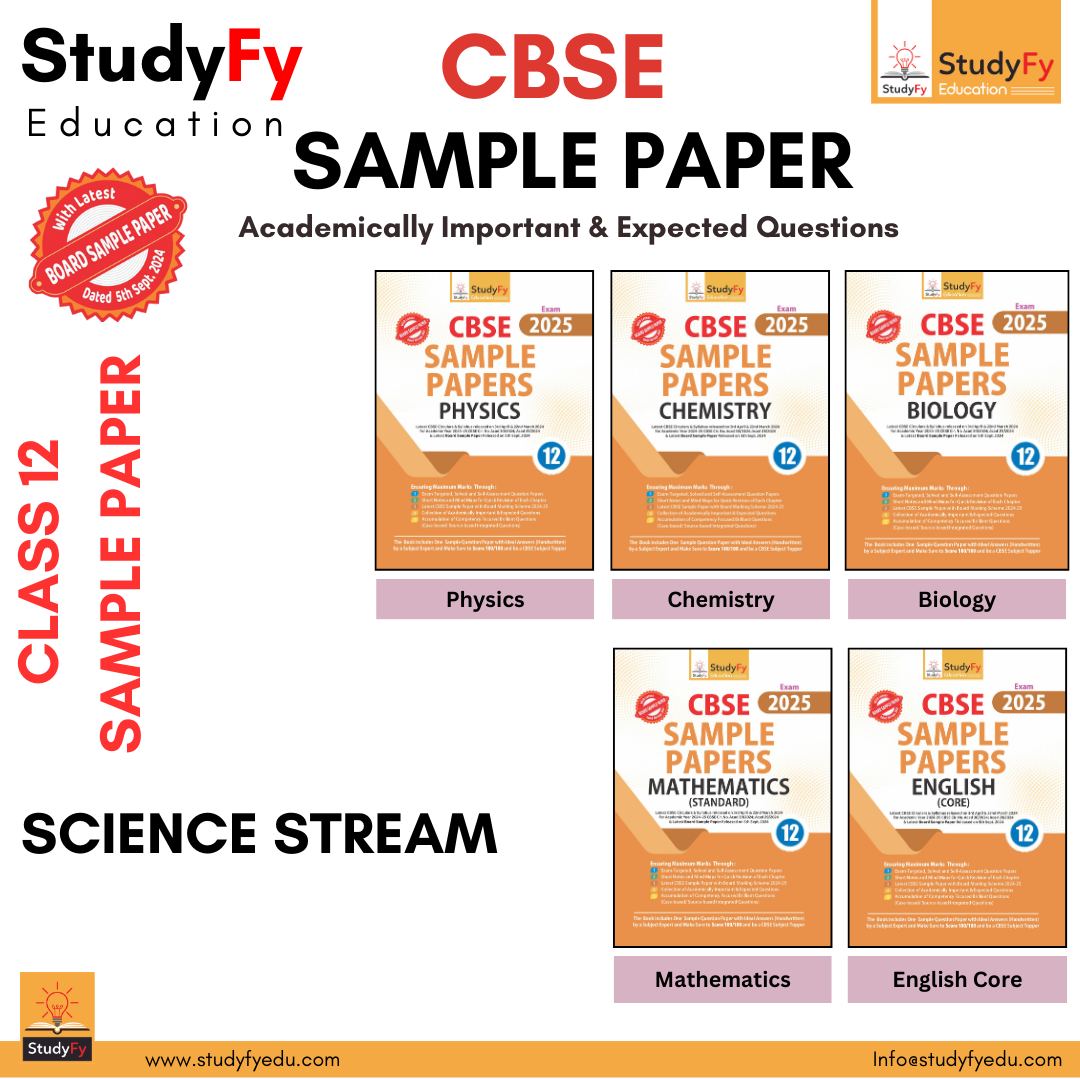 Studyfye's tweet photo. Enhance your exam preparation for CBSE Class 12 with StudyFy Education's Sample Paper. Study smarter, not harder, with our curated selection of practice questions.
.
Shop Now https://t.co/zyUqnVb0G7
.
#NewEdition #CBSESamplepaper #LatestRelease #EducationalResources #SchoolBooks https://t.co/7gwic5Vg1J