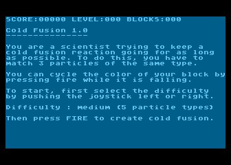 Philsan69's tweet image. Cold Fusion, new #Atari8bit computers game forums.atariage.com/topic/389720-c… #atari