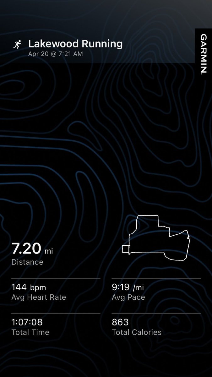 PMEHardTrox's tweet photo. 36 hours into a 120 hour fast and I was still able to turn this run in!  No excuses!  Boom 💥!  #PMEHard https://t.co/4rOmgmqdBg