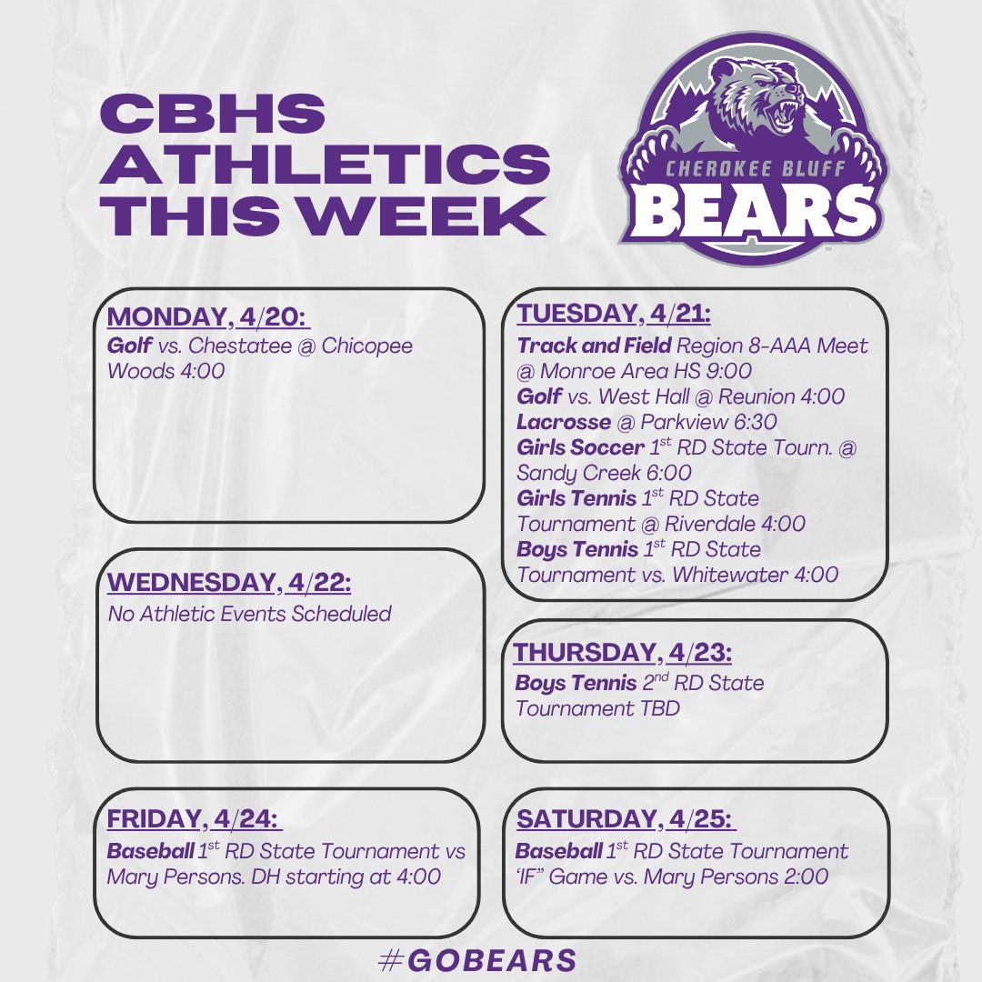 CBLUFFAD's tweet photo. @HallcoCBHS @cbpurplereign @GACACoaches @OfficialGHSA @gtimessports @WDUNSports https://t.co/1NWzFl8pgF