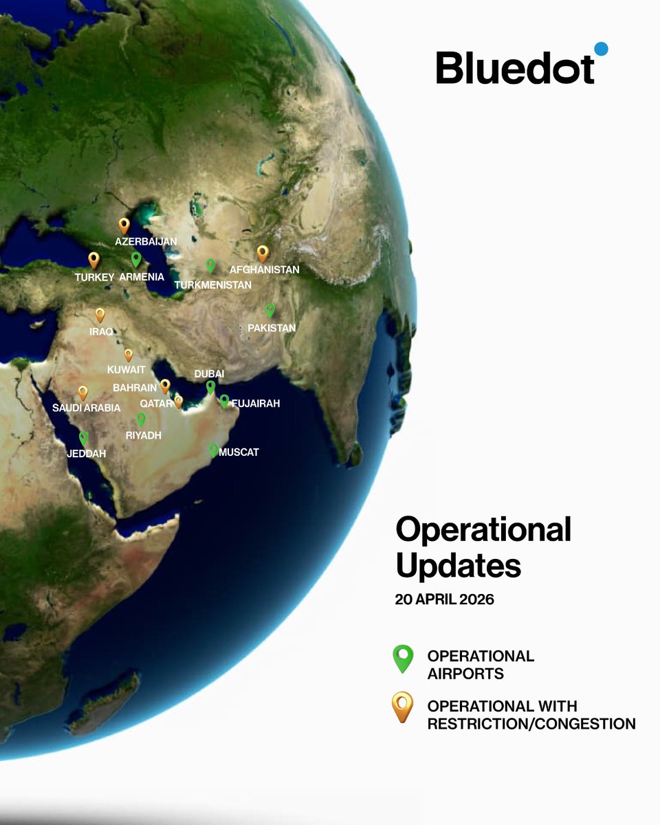 bluedotair's tweet photo. Operational conditions across the Middle East remain dynamic. Evacuation services are currently accessible via Turkey, Armenia, Turkmenistan, Afghanistan, Pakistan, Saudi Arabia , Qatar, Azerbaijan, UAE, Bahrain, Iraq and Kuwait 
📞 +971 55 188 1441 https://t.co/6WwCRNDaDQ