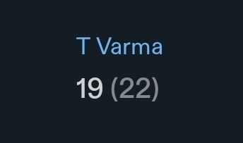 BainsTheory's tweet photo. 19(22)*

the new magic number. https://t.co/xIcv3BiOcu