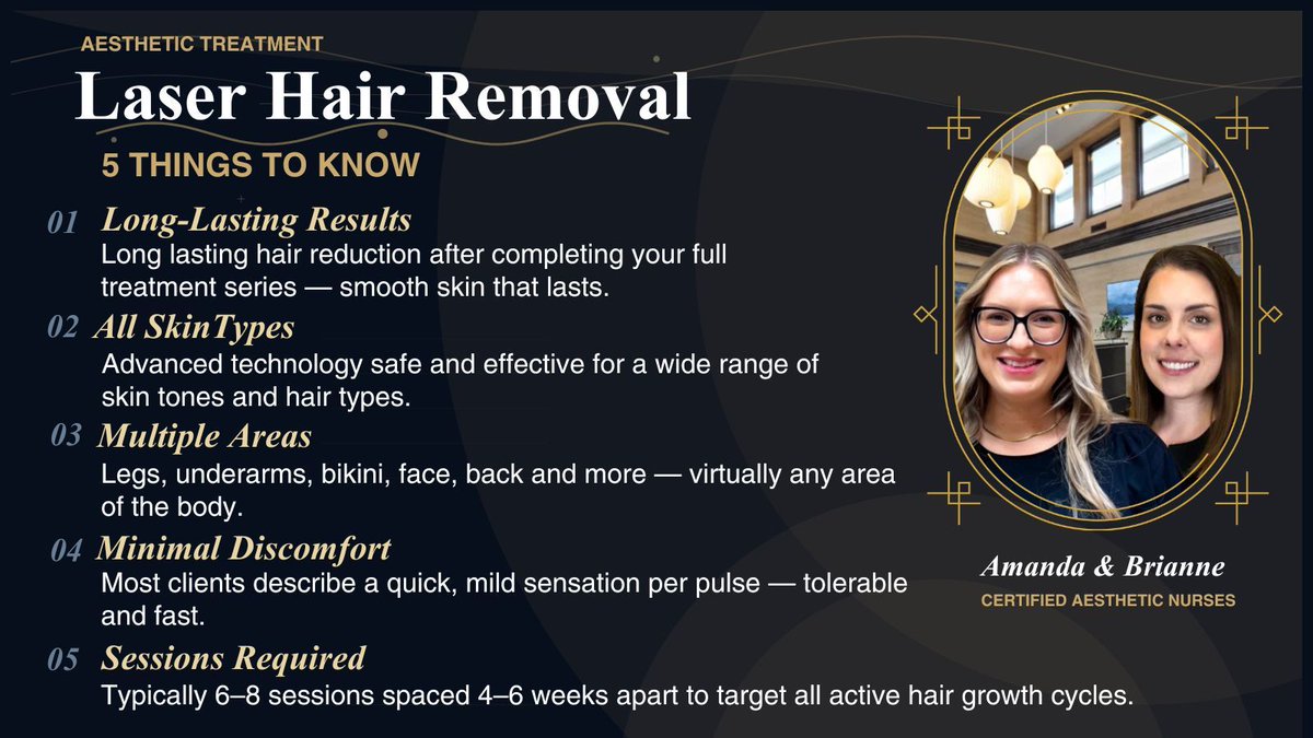 DMTauberMD's tweet image. Laser hair removal = smooth, low-maintenance skin ✨
5 things to know before you start.

📲 Book today 

#LaserHairRemoval #SmoothSkin #AlbanyNY