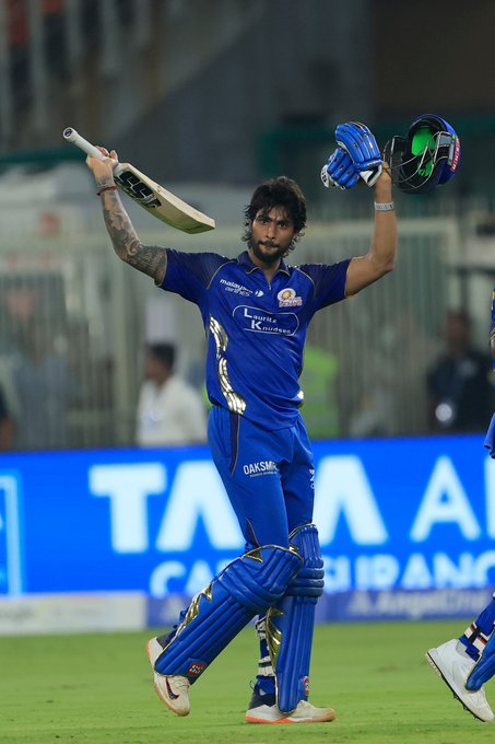 A SENSATIONAL MAIDEN IPL HUNDRED FROM TILAK VARMA! 🔥