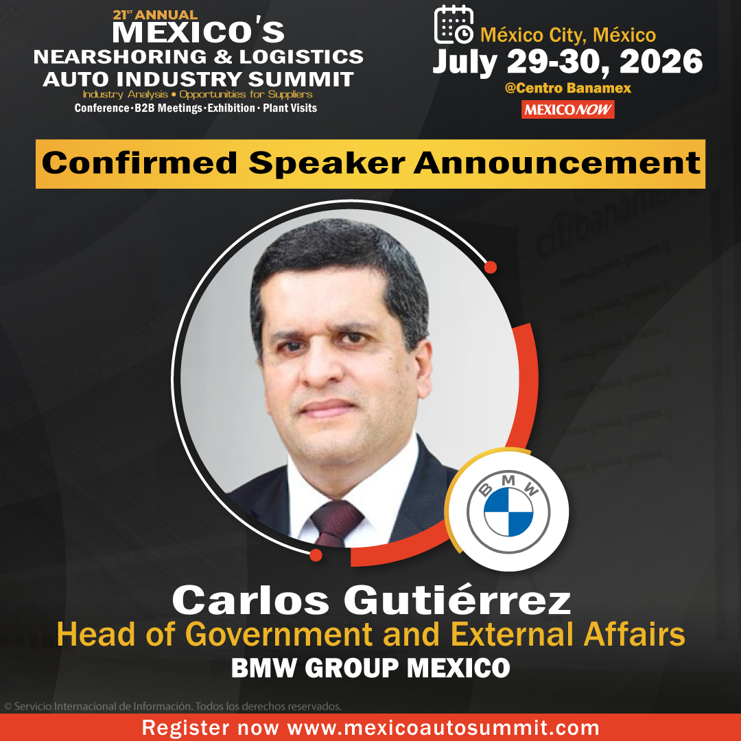 OnlineMEXICONOW's tweet image. Mexico's Nearshoring &amp;amp; Logistics Auto Industry Summit meets in       Centro Banamex, CDMX!
      👉 Register now: mexicoautosummit.com
      #Automotive #Summit #Networking #B2B #industry