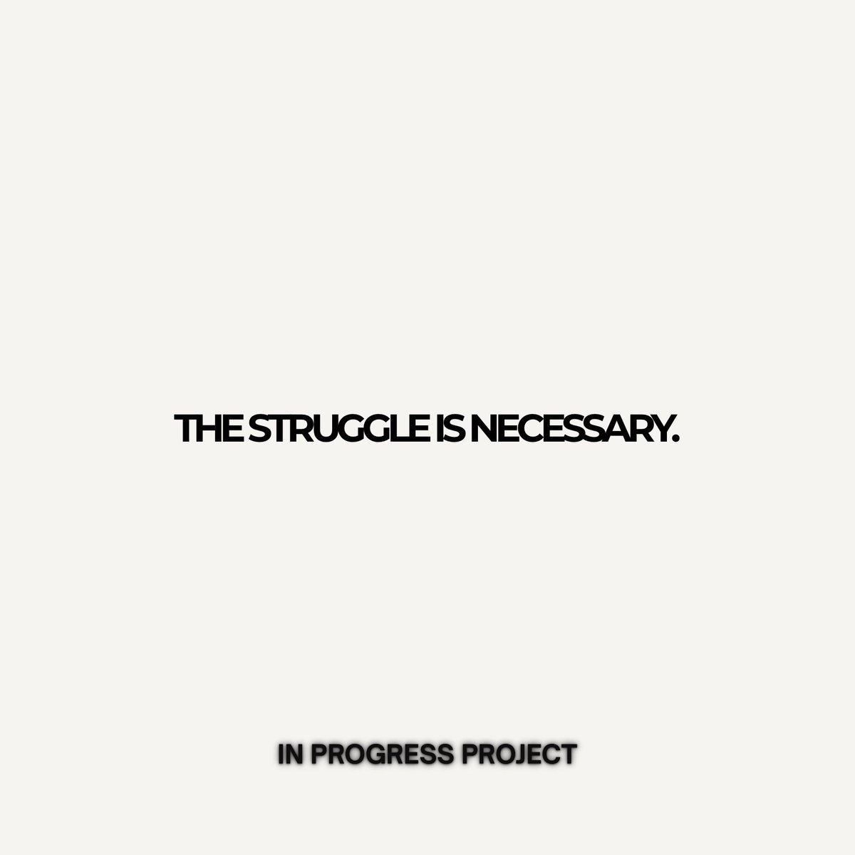 InProgressProj's tweet image. Most people quit here.

Not because they can’t win—
but because it gets uncomfortable.

That’s the part that’s required.

If it feels heavy, awkward, slow…
good.

↓ Wear the process
inprogressproject.com

#inprogress #mindset #discipline #selfimprovement #grind