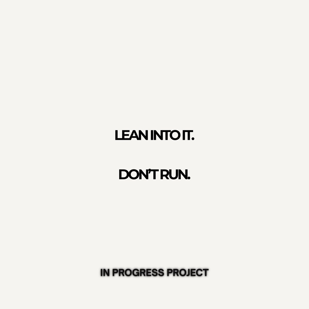 InProgressProj's tweet image. Most people quit here.

Not because they can’t win—
but because it gets uncomfortable.

That’s the part that’s required.

If it feels heavy, awkward, slow…
good.

↓ Wear the process
inprogressproject.com

#inprogress #mindset #discipline #selfimprovement #grind