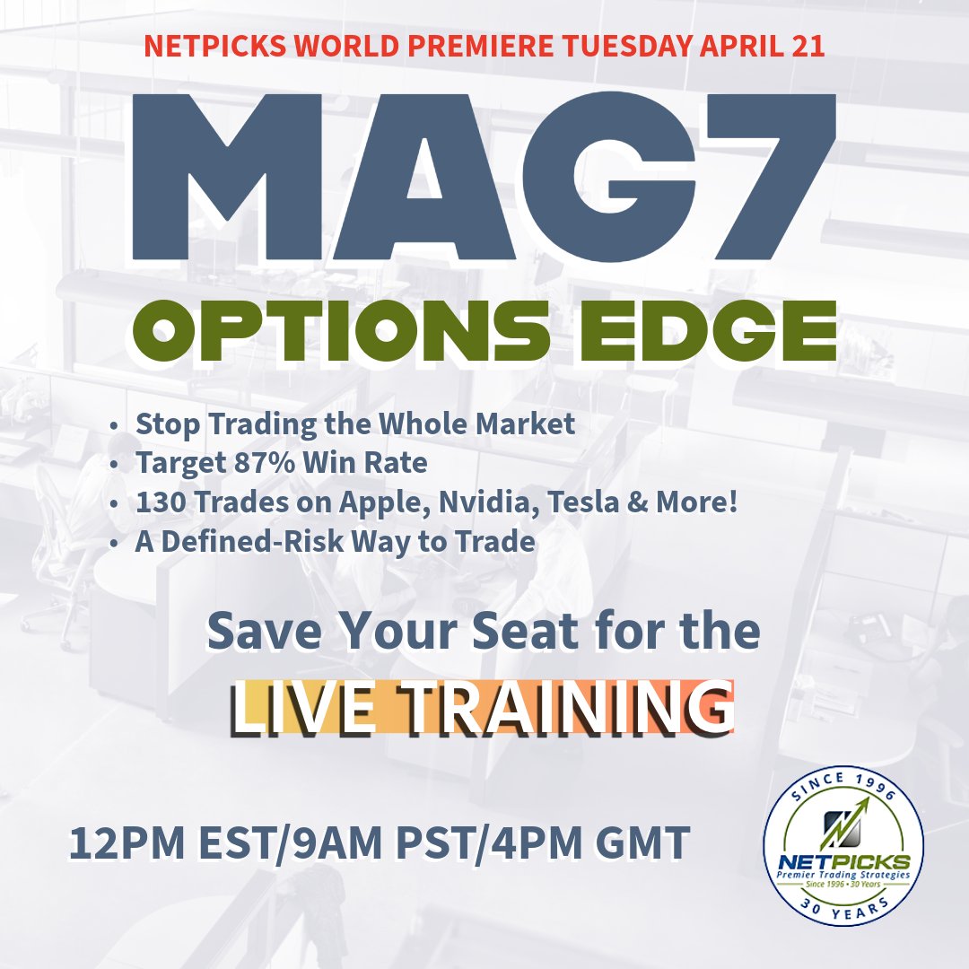 netpicks's tweet photo. $200 per trade. 1–4 day holds. 87% winners. See it live Tuesday: https://t.co/53WZNchf2a https://t.co/NznG46i6rQ