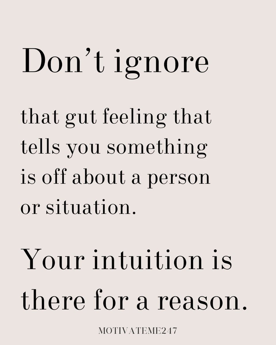 Motivateme247's tweet image. Trust your intuition.
