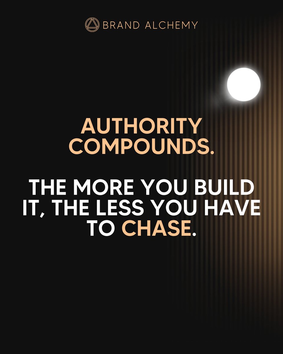 brandalchemyio's tweet photo. You can hit 1M views and still have zero influence.

Because attention alone doesn’t convert.

Authority is what turns attention into:
– Trust
– Premium pricing
– Long-term leverage

Don’t chase virality.
Engineer credibility.

🎯 https://t.co/R99VxehakJ https://t.co/jccwR05eDh