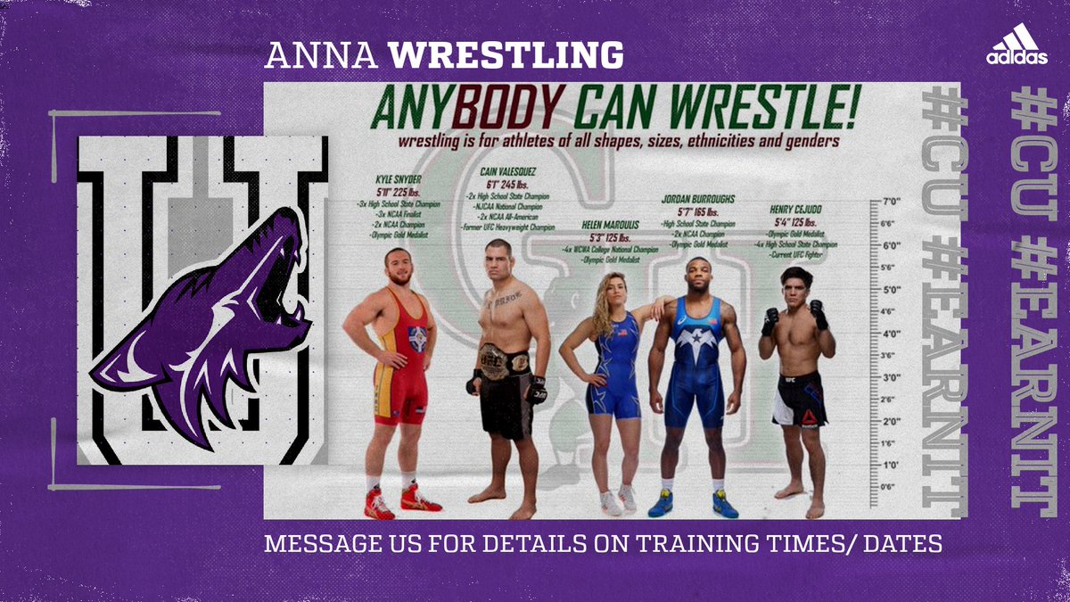 annawrestling's tweet image. Despite being born with one leg, Anthony Robles pushed himself to become a 3x Pac-10 Conference Champion and NCAA National Champion

See what physical and mental skills you can develop by wrestling
Accepting students in grades 6th - 11th

#EarnIt
#CU