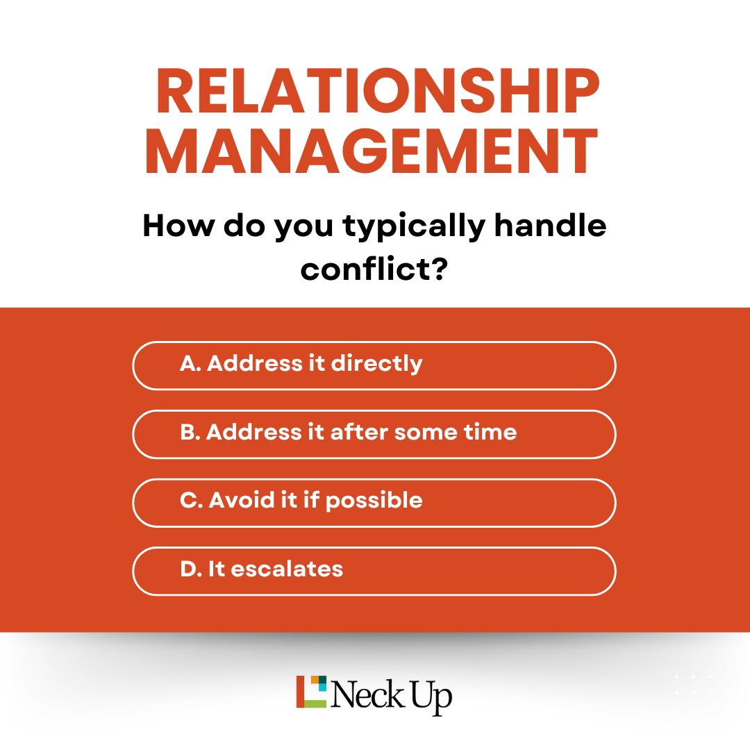 NeckUpLeaders's tweet image. How do you typically handle conflict? ⚡
Avoiding conflict doesn’t solve it—leading through it does.
neckupleaders.com/emotional-inte…
#Leadership #ConflictResolution #EQ #RelationshipManagement