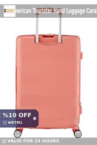 Luggage_Factory's tweet image. Travel in style with the American Tourister Flylife Hand Luggage in Coral Pink! 🌸 Lightweight, expandable and durable with a trendy zig zag design, it's your perfect travel companion. Just $117.52! Ready to roll? 🚀 #TravelSmart #Flylife #CoralPink shortlink.store/ydws_c0ehzcv