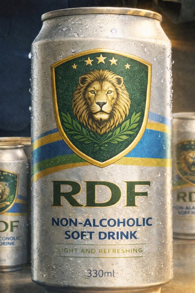 kennethRwa's tweet image. Ariko ubu ni byaba ari igitekerezo cyiza kubona ikinyobwa kidasembuye, cya soft drink gifite branding yubashywe ya #RDF (Rwanda Defense Force) kandi kigakorwa ku bufatanye n'inganda zikora Ibinyobwa #Bralirwa, #Skol n'izindi. 

RDF soldiers bakigura ku giciro cyihariye (Discount)