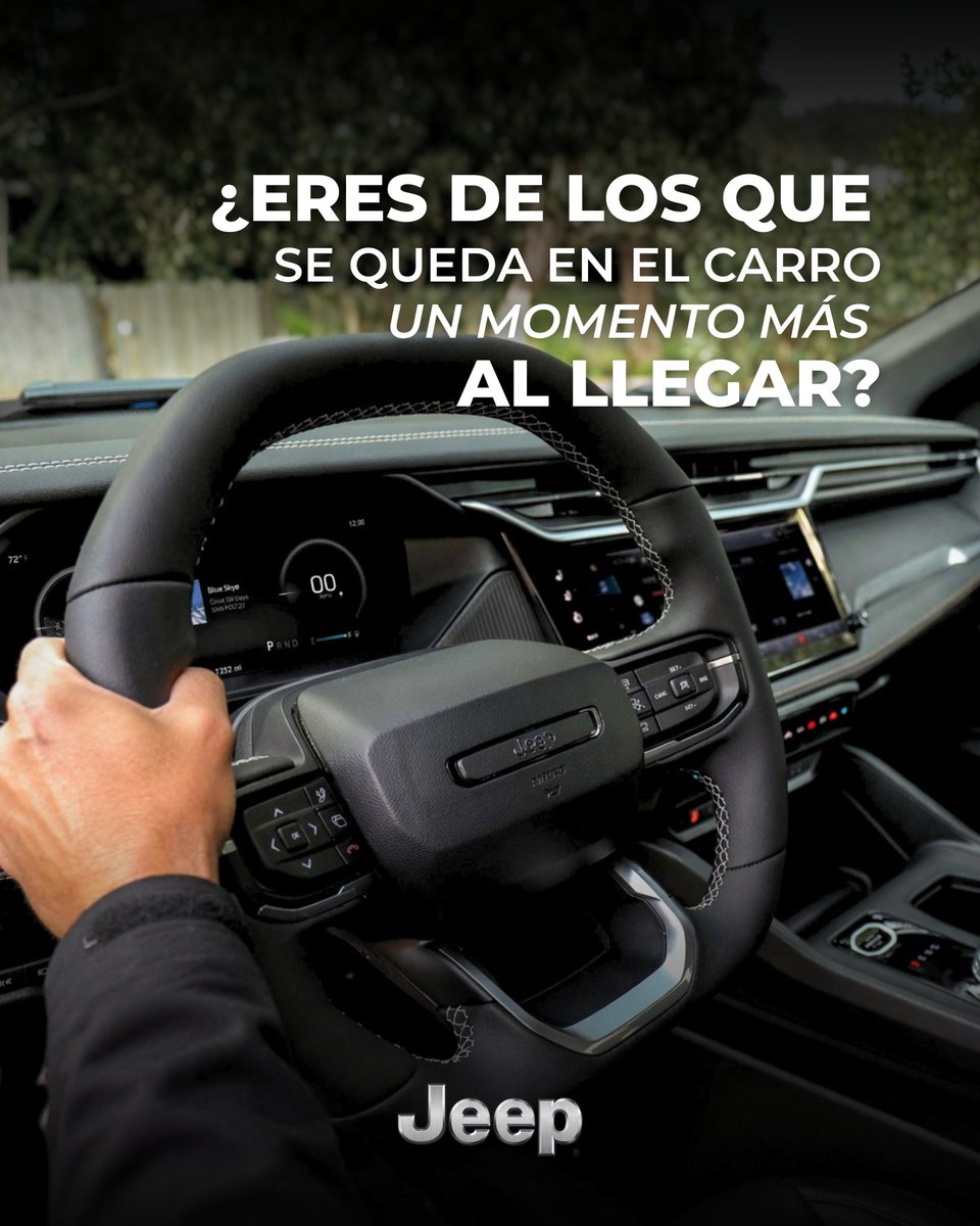jeeppr's tweet image. ¿Eres uno de esos? Con #Jeep, la combinación de comodidad, tecnología y espacio transforma ese momento en algo mejor.🔥