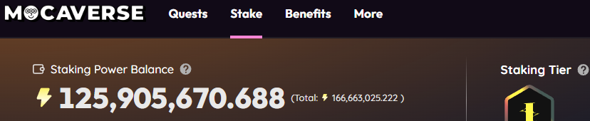 0xbeka's tweet photo. What am I going to do with these millions of Staking Power? @Mocaverse_xyz
If it’s not working, you guys should just close the product. Just like MocaList and MagicMoca... you're slowly killing the Mocafam :/ https://t.co/9C6KmXpgu4