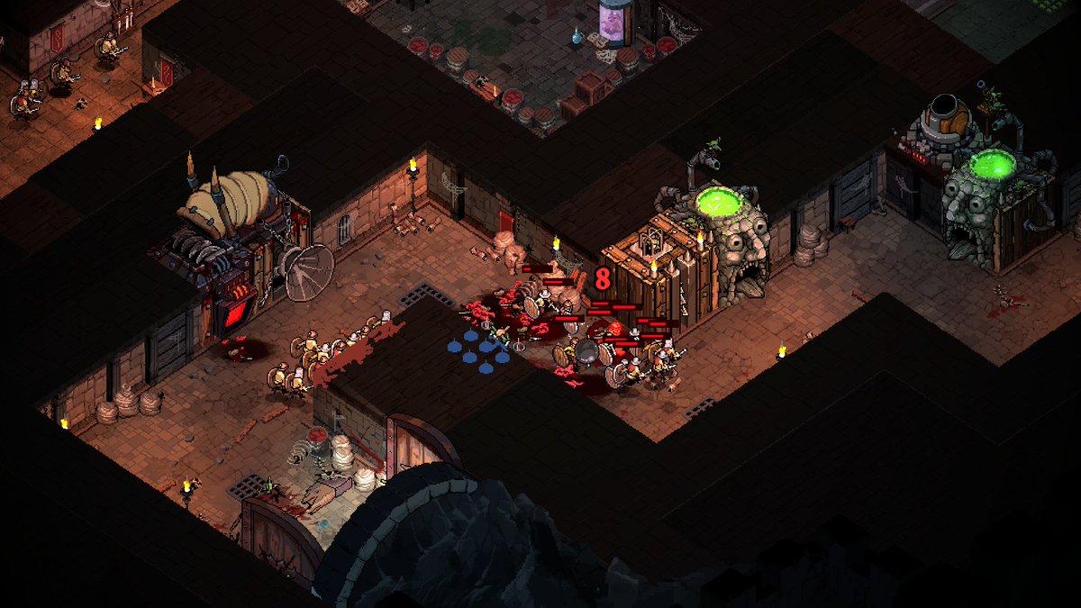 jverbroucht's tweet image. Take the throne in Infamous Keepers and show those "heroes" what a real nightmare looks like. 😈

⚠️ Lethal Mazes: Build your death trap.
👹 Monster Hordes: Recruit and evolve your army. 
💎 Core Defense: Protect your treasure at all costs.

#pixelart #IndieDev #GameDev