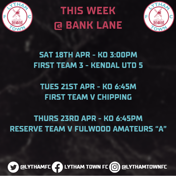 LYTHAM TOWN FC tweet media