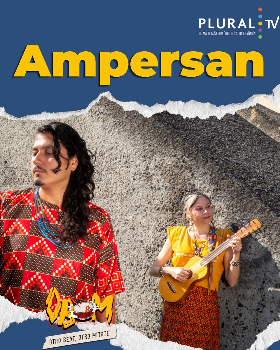 PluralTV_MX's tweet photo. La música que nace de la raíz y dialoga con el presente. 🎶🌎

No te pierdas a Ampersan, una experiencia sonora que cruza fronteras y memorias.

📺 Se parte de la grabación de #OBOM 🎵en el patio de #PluralTV 

🎟️Manda un mensaje directo en nuestras redes sociales o enviando un correo a:   VYanez@mail.scjn.gob.mx