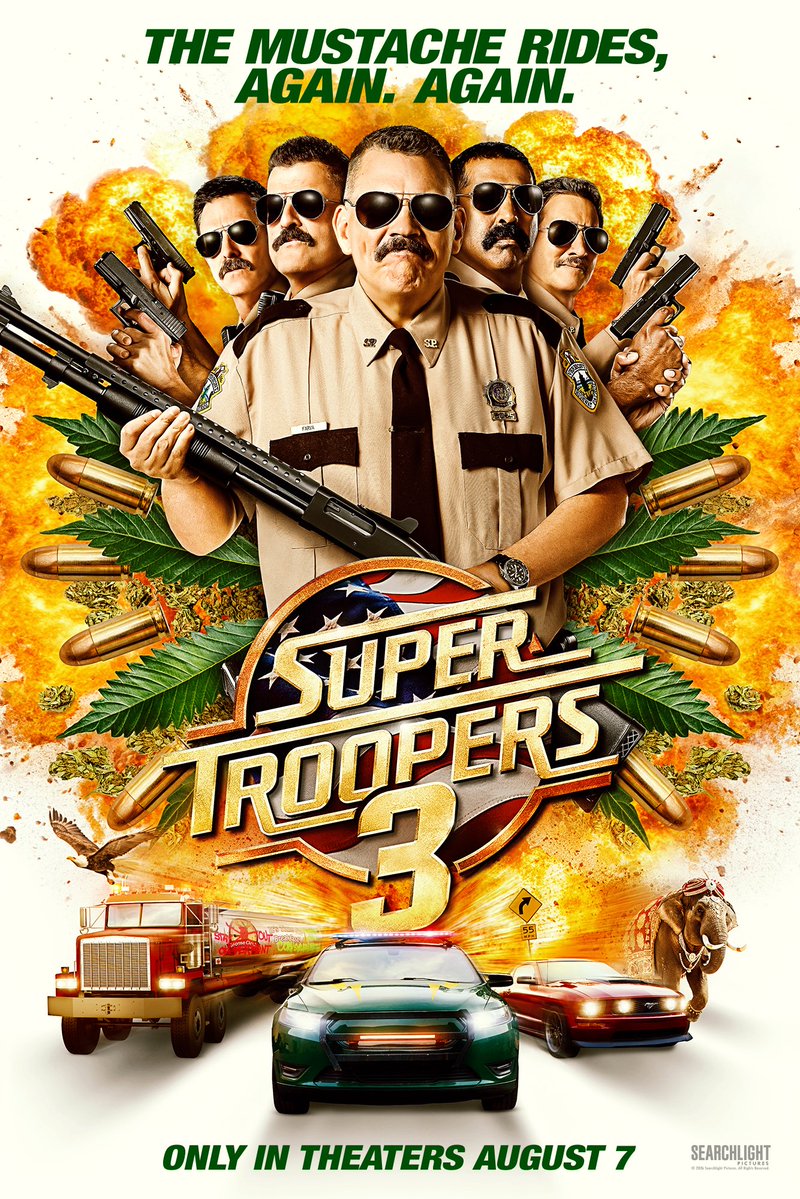 SteveLemme's tweet image. Light ’em up. Watch the SUPER TROOPERS 3 trailer at 4:20pm ET

Join our countdown to 420 livestream right meow. 

youtube.com/live/9JrN8A9m2…

#supertroopers3 #supertroopers #brokenlizard