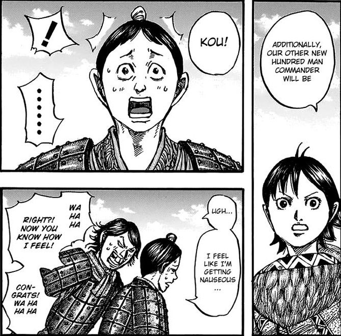 ShinMv7's tweet image. KOU IS ALSO A HUNDRED MAN COMMANDER NOW!!!CONGRATS👏👏👏

#Kingdom
#キングダム