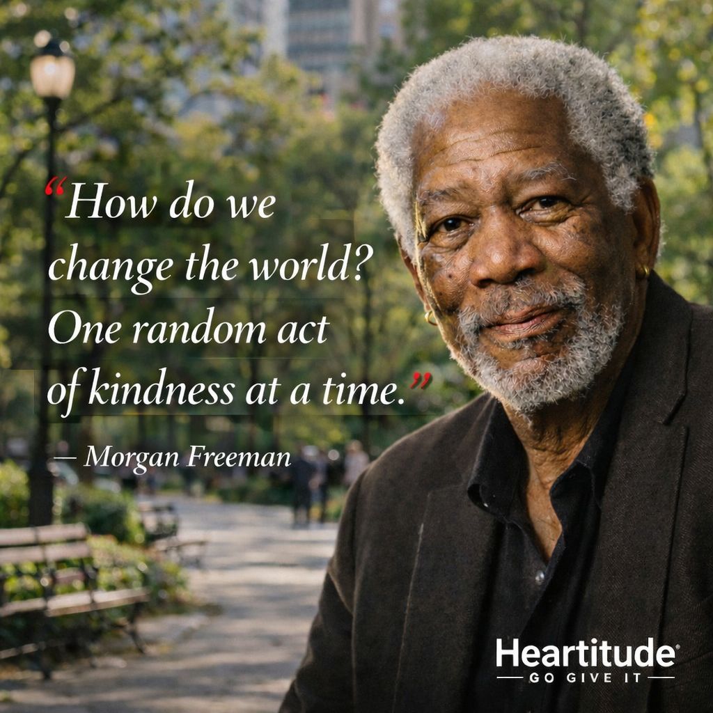 BrucePetillo's tweet image. “How do we change the world? One random act of kindness at a time.” — Morgan Freeman 💛
#Kindness #RandomActOfKindness #Empathy #Compassion #MakeADifference #BeTheLight #Heartitude #GoGiveIt