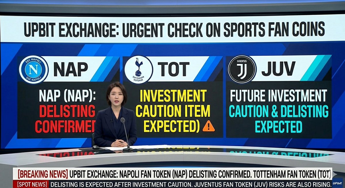 xxxhyeok0415's tweet image. ⚠️ Caution: Upbit is terminating transaction support for assets with insufficient liquidity. Focus is on investor protection and market stability. #CryptoNews #Upbit #binance