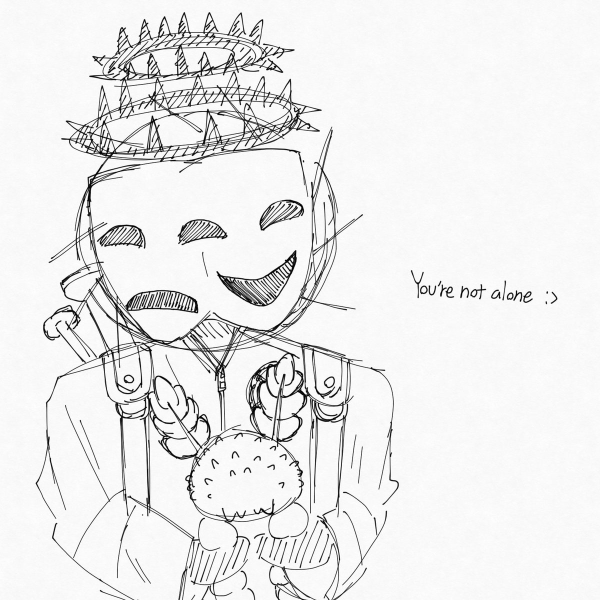 Nut_0424's tweet image. Quick drawing for Zeal.

We'll be here to support you. Hope you get well soon..

#pressure @UrbanshadeRblx