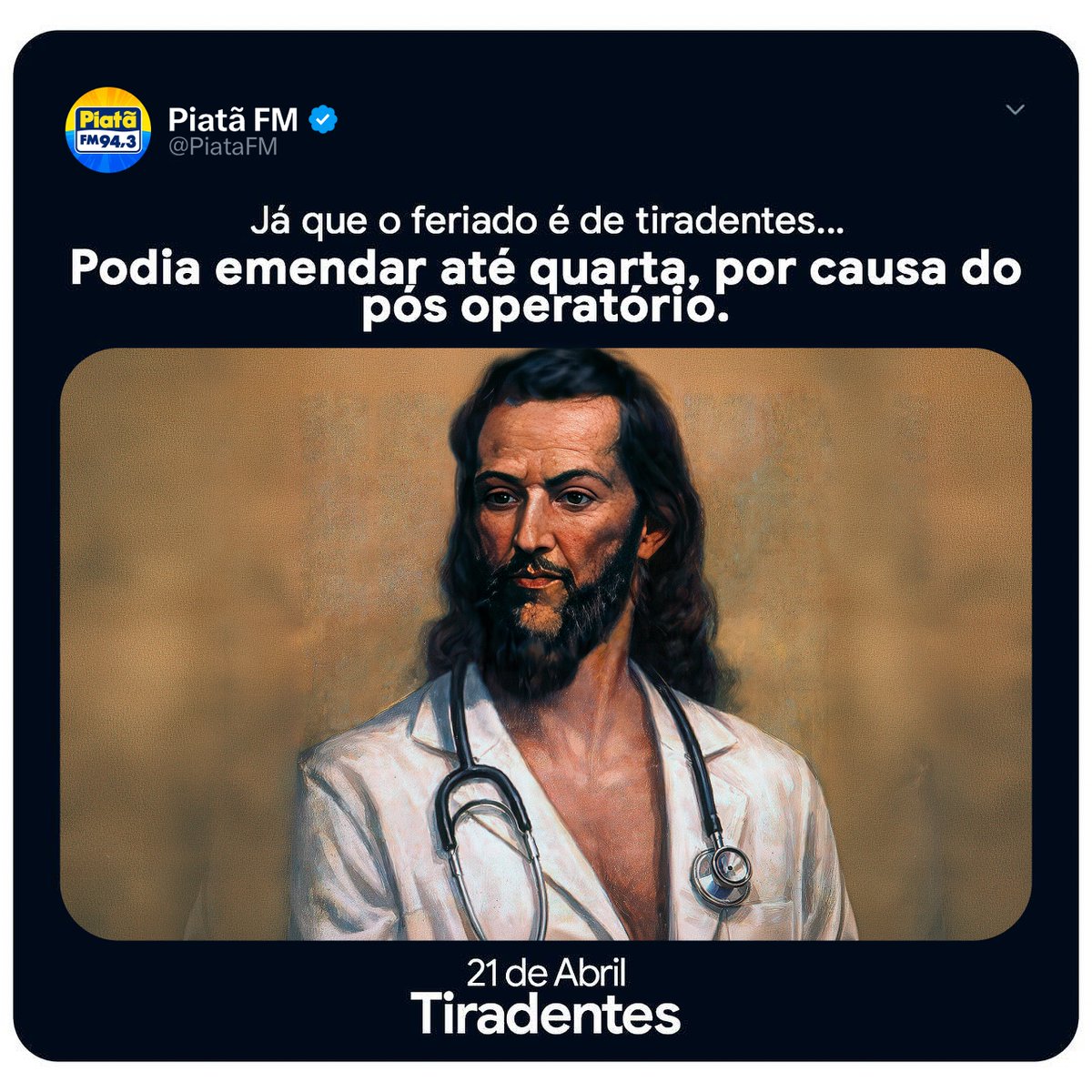 Piatã FM tweet media