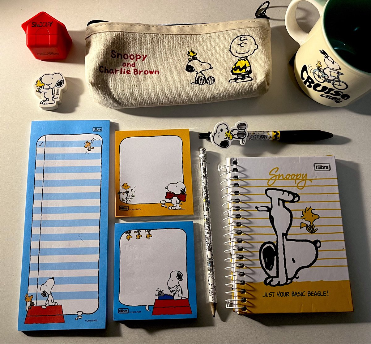 Estrelar_lar's tweet photo. ~ Aquela amiga que o material tem temática de Snoopy https://t.co/8Y4qkBHUN6