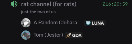 Mobi_Geeks_Out's tweet photo. The people in my discord server are trying to stay for as long as possible and so far they've reached 216 hours goddamn https://t.co/34PpZH1Edq