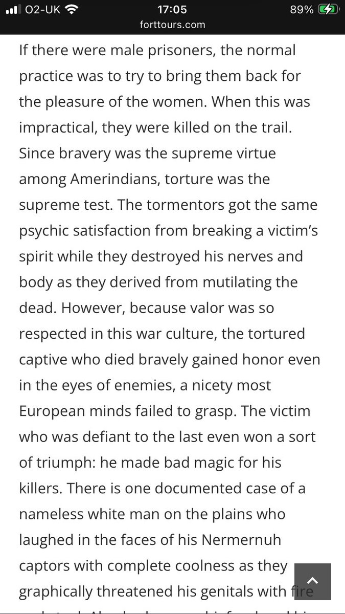 Stephen1494712's tweet image. People still think that #NativeAmericans were peaceful, &amp;amp; just hunted &amp;amp; helped maintain the balance of Nature. They perpetrated despicable acts against those they fought or found &amp;amp; took as prisoners. This included sexual violence against both sexes.

forttours.com/pages/torture.…