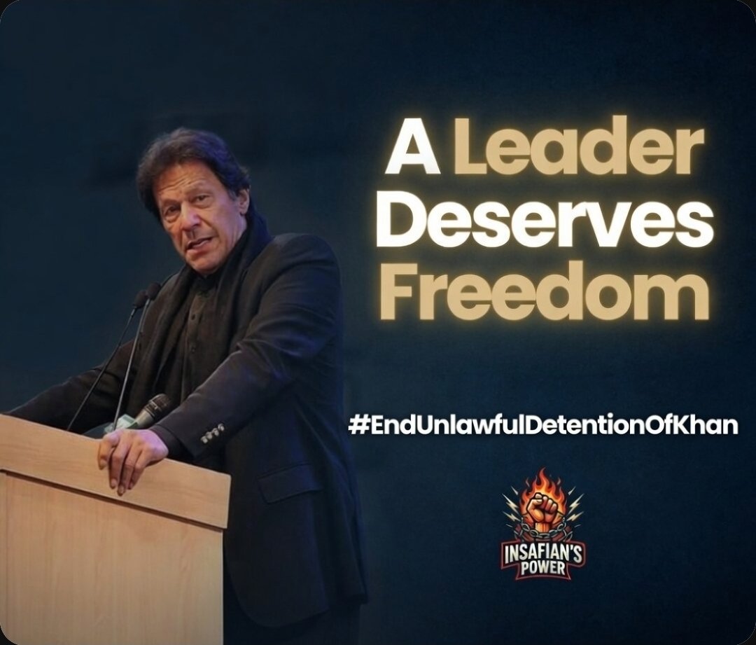 2HS25's tweet photo. #EndUnlawfulDetentionOfKhan

Fight for Pakistan?
Fight for Kaptan?
Fight for truth?

@TeamiPians https://t.co/l1UwVCnpxv