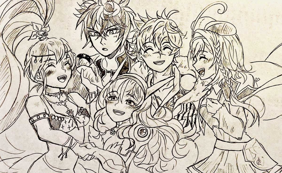 仲が良い3部主人公だいすき☺️💕