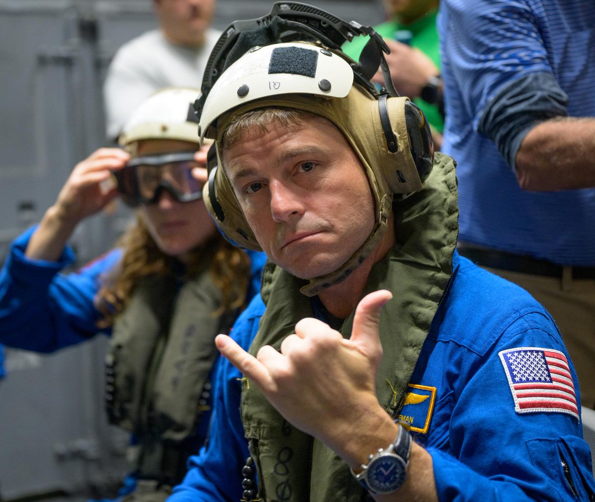 Starting the week strong with a splashdown shaka. 🤙

On Friday, April 10, the <a href="/NASAArtemis/">NASA Artemis</a> crew splashed down with science, stories, and a shaka from Commander Reid Wiseman that says it all. After traveling farther from Earth than any crew in more than 50 years, the Artemis II
