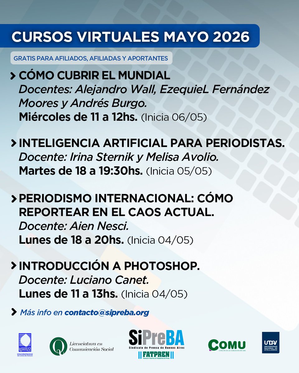 SiPreBA - Sindicato de Prensa de Buenos Aires tweet media