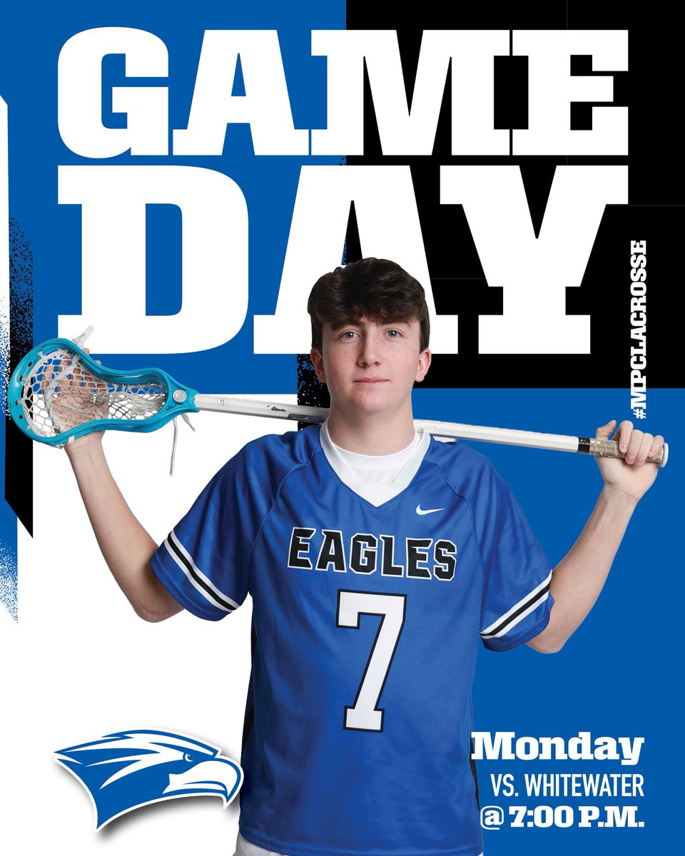 MPCAthletics's tweet image. It’s game day for boys #MPCLacrosse!

Tonight at 7:00 p.m. vs. Whitewater

#MPCWAY | #FunToWatch