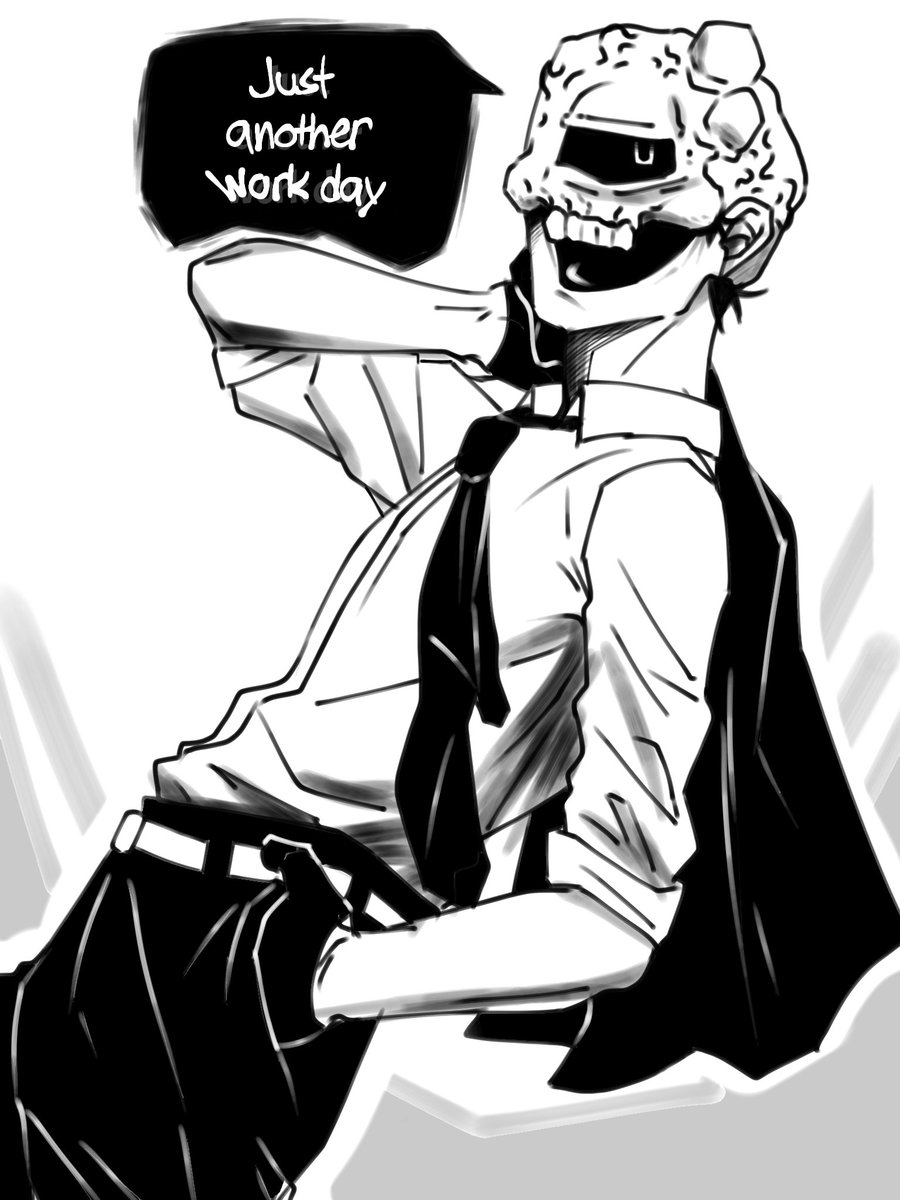 MysteGUICasual's tweet image. He just be chillin fr #ocs #chainsawman