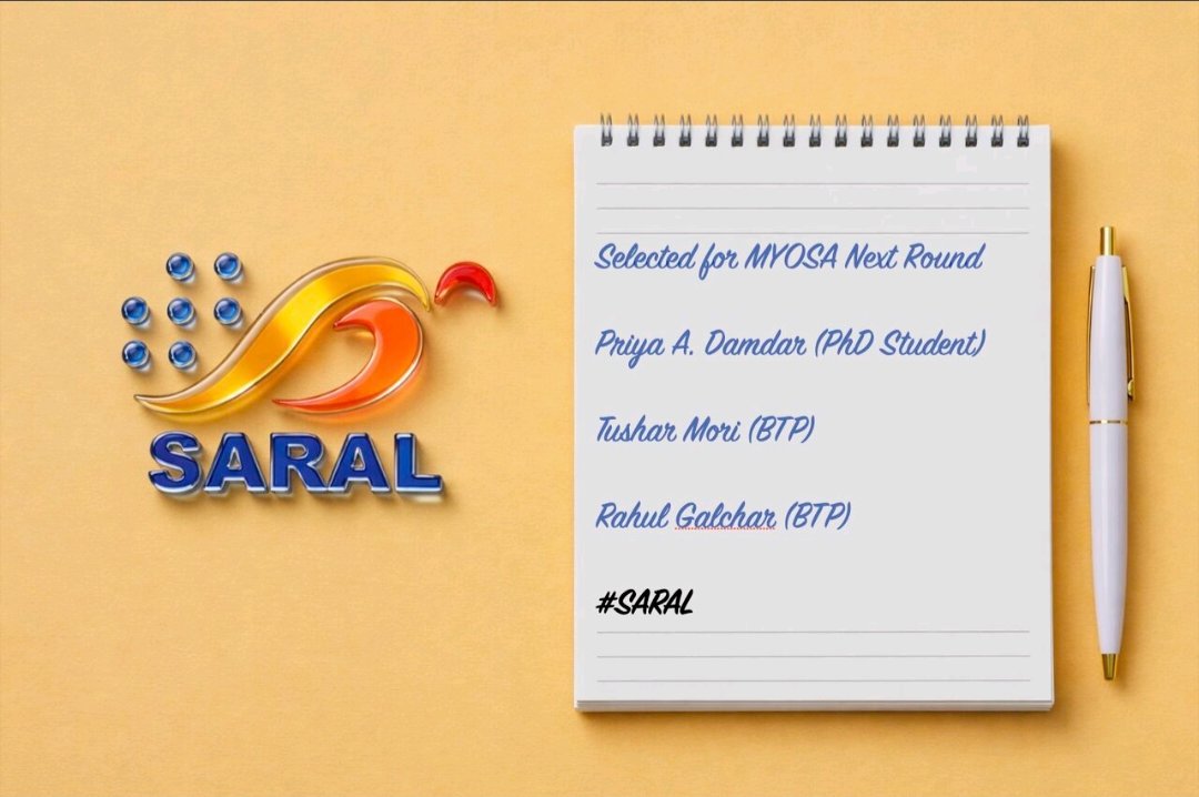 AcademicSujay's tweet photo. Glad to share that a student team from SARAL, @dauofficial_ has advanced to the next round of the MYOSA (Make Your Own Sensor Applications) event under the IEEE @SensorsCouncil initiative. Congratulations and best wishes for the build and testing phase ahead to the Team. #MYOSA https://t.co/cXZTSeujMd