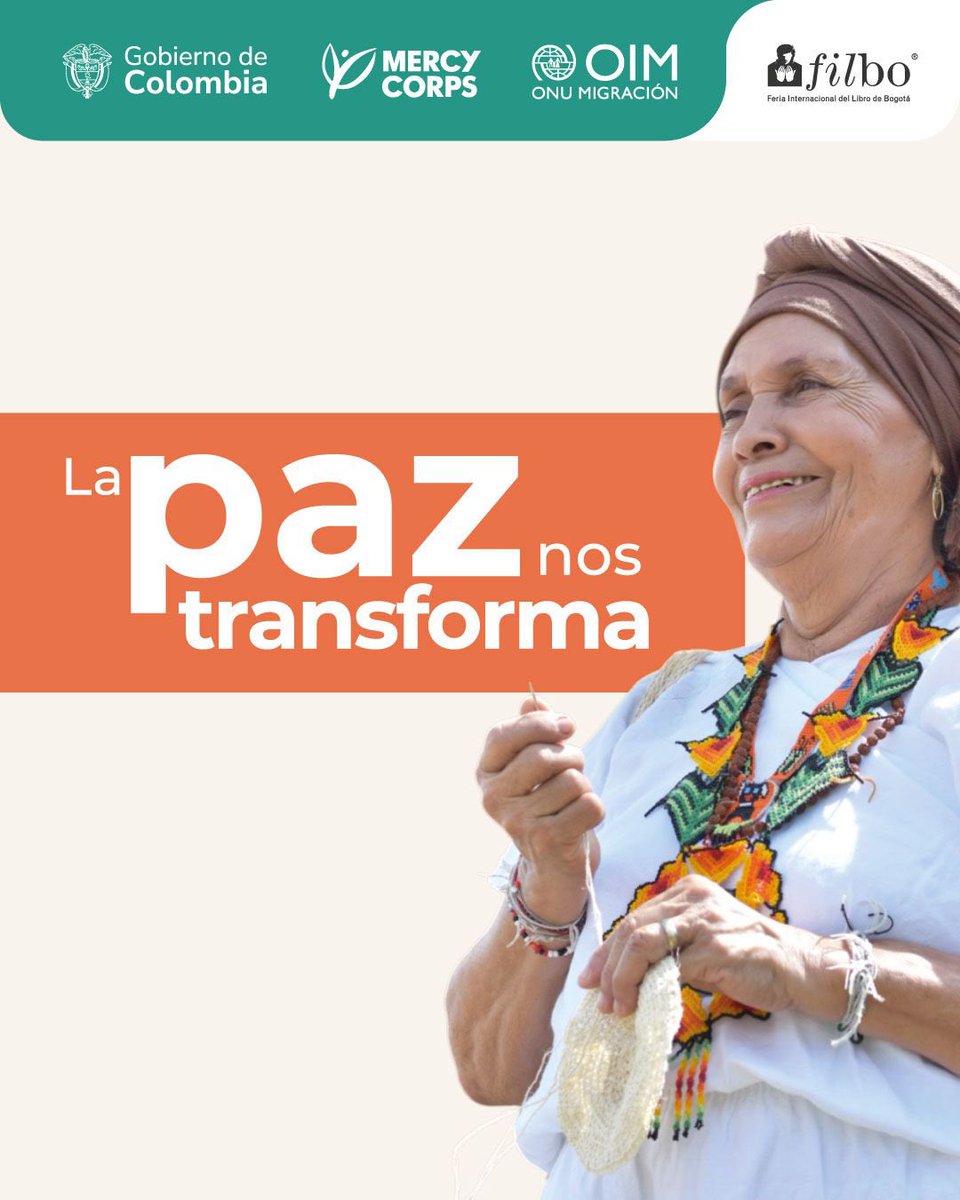 MinjusticiaCo's tweet photo. ¿Has escuchado sobre justicia restaurativa en el marco de la @JEP_Colombia? ¿Te interesaría conocer más?

Pásate por nuestro conversatorio en la @FILBogota: “Tejiendo justicia en los territorios: siete apuestas del Gobierno nacional para la restauración”. Un espacio donde hablaremos sobre los avances y desafíos en el desarrollo de proyectos restaurativos que apoyan las sanciones de la JEP. 

También conversaremos sobre algunos proyectos formulados por el Ministerio de Justicia, comunidades afectadas y la JEP, con el apoyo técnico de @UNODC.

¡Te esperamos! 
⏰ 22 de abril, 7:00 p.m. - Salón Talleres 3, Corferias