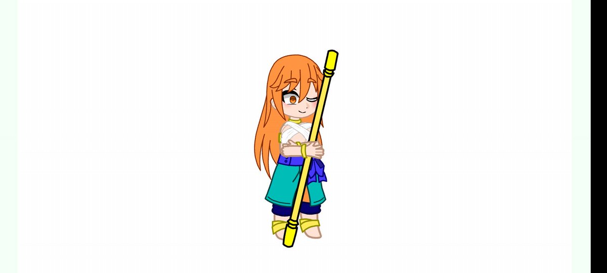 prime_supe5468's tweet image. Nami Enel version #gacha #one piece