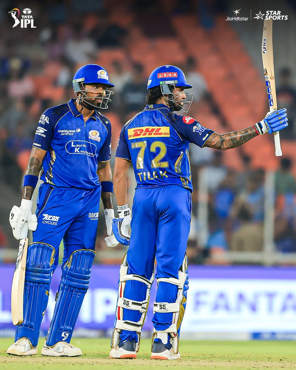 StarSportsIndia's tweet image. 19 off the first 22 balls, then 82 off the last 23 balls! 😱🔥

#TilakVarma resurrects the #MI innings with some epic hitting at the back end! 💥

#TATAIPL 2026 | #GTvMI | LIVE NOW 👉 hotstar.onelink.me/UsKp/arj3zg9p