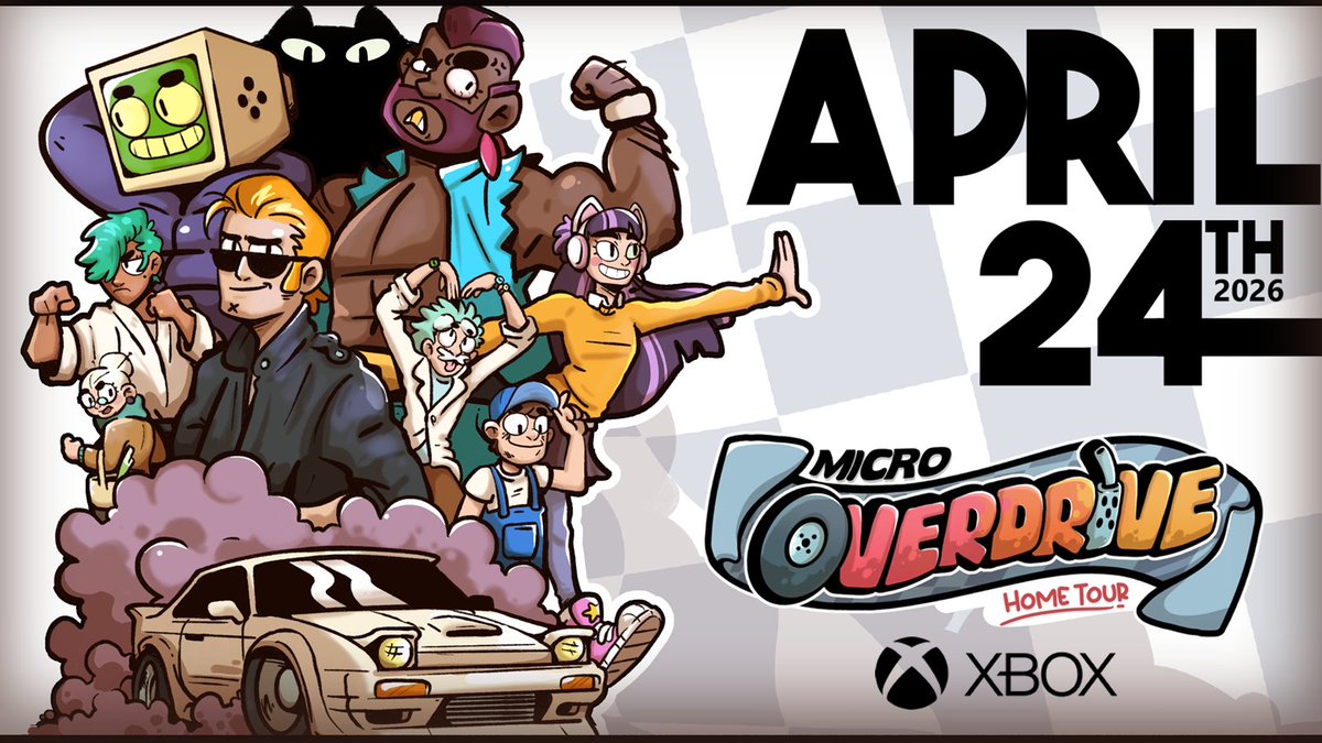LuckyRaccoonDev's tweet image. Start your engines! Micro Overdrive: Home Tour hits #Xbox @ID_Xbox on April 24 🏁
Race through wild household tracks in a fast, chaotic arcade experience built for quick fun and fierce competition.

Wishlist now: xbox.com/games/store/mi…

#IDatXbox #indiegame #gamedev #racinggame