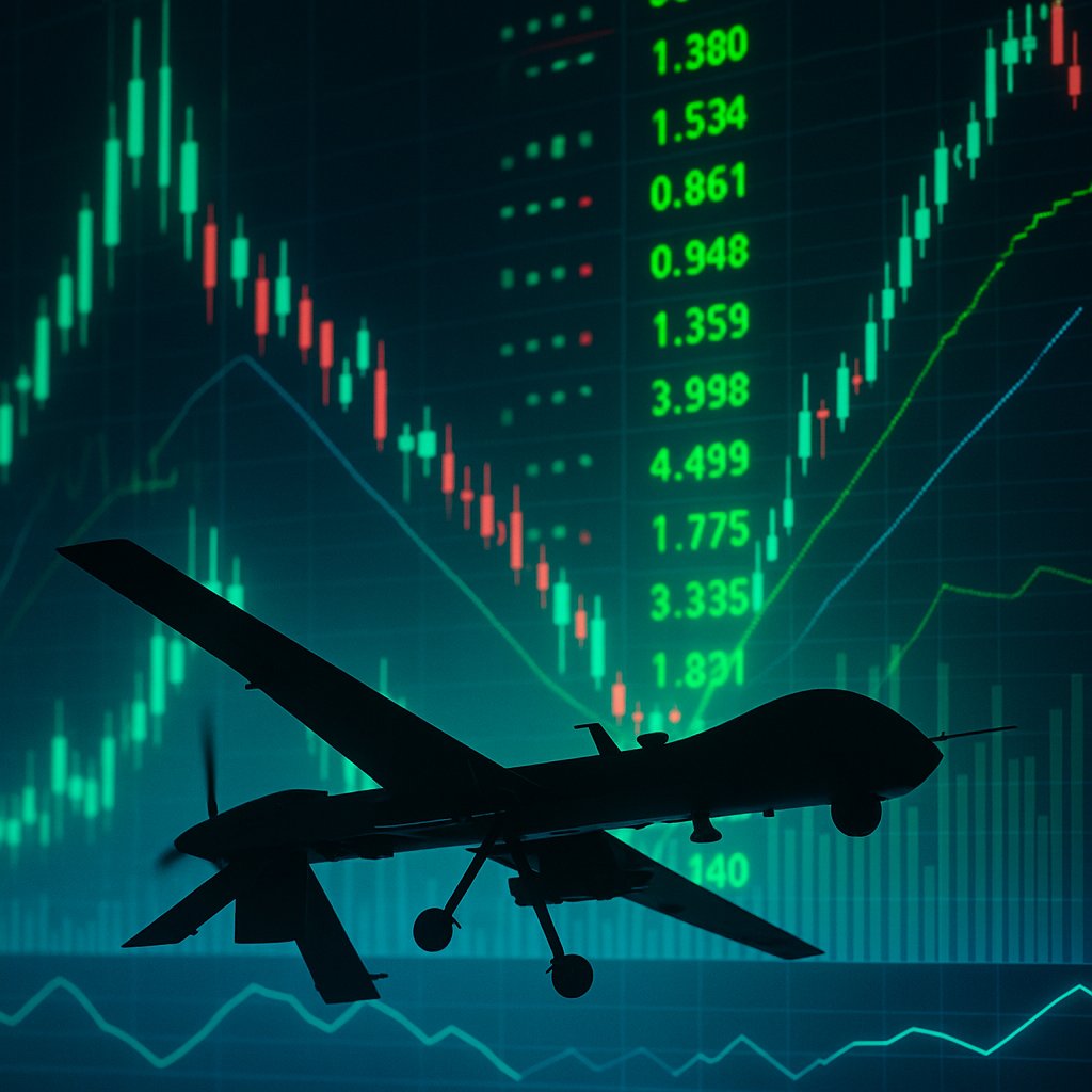 WolfOfWallStX's tweet image. 🚨 BREAKING: $AVEX up 35% on IPO day — then *another* 30% Monday.  $320M raise at $20. Drones + surveillance = Wall Street's new defense darling.  "War unicorns" are officially a thing now. 🐺💥  You buying the defense-tech wave or fading the hype? #IPO #DefenseTech #AVEX