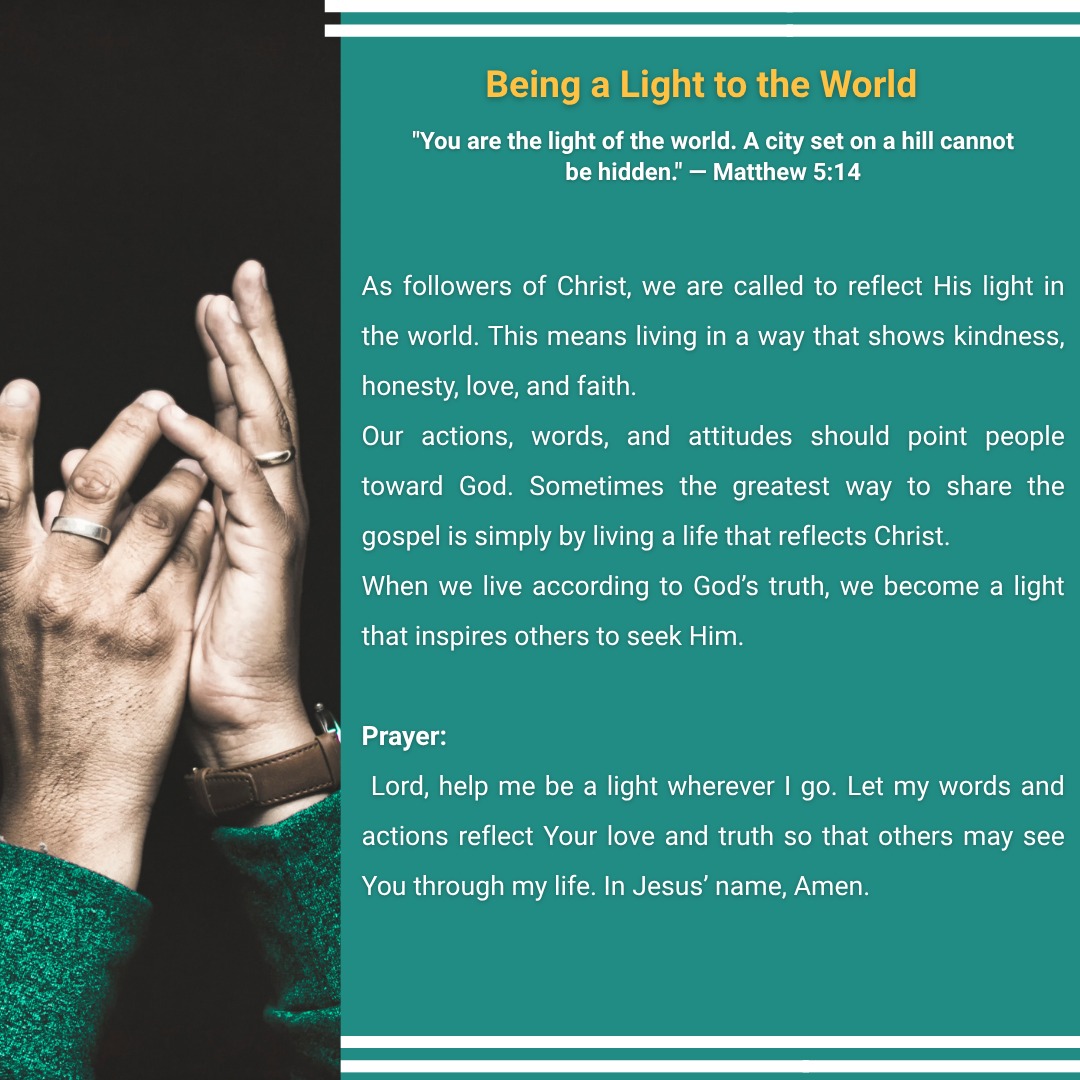 Spreadtheeword's tweet photo. You might be the only “Bible” someone ever reads today.

The way you speak, act, and treat others could point someone to God… or away from Him.

#SpreadTheWord #ChristianLiving #JesusChrist https://t.co/p6pZg1vGYl