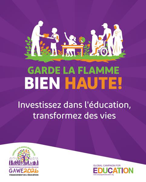bafashebige's tweet photo. La SMAE 2026 commence aujourd’hui ! À travers le monde, les acteurs engagés dans la promotion du droit à l’éducation lancent un message fort : « Gardez la flamme haute » pour un financement durable et équitable de l’éducation.https://t.co/KmYlEfxjF2 https://t.co/SzElT3hIu4
