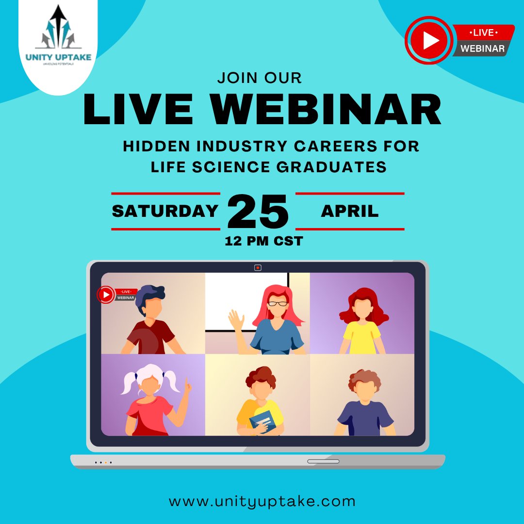 Unity_Uptake's tweet image. It’s FREE.
📅 April 25 | 12PM CST
🎯 bit.ly/LSIndustrytran…⁠�

Share this with someone who needs a career breakthrough.

#CareerClarity #LifeScience #UnityUptake