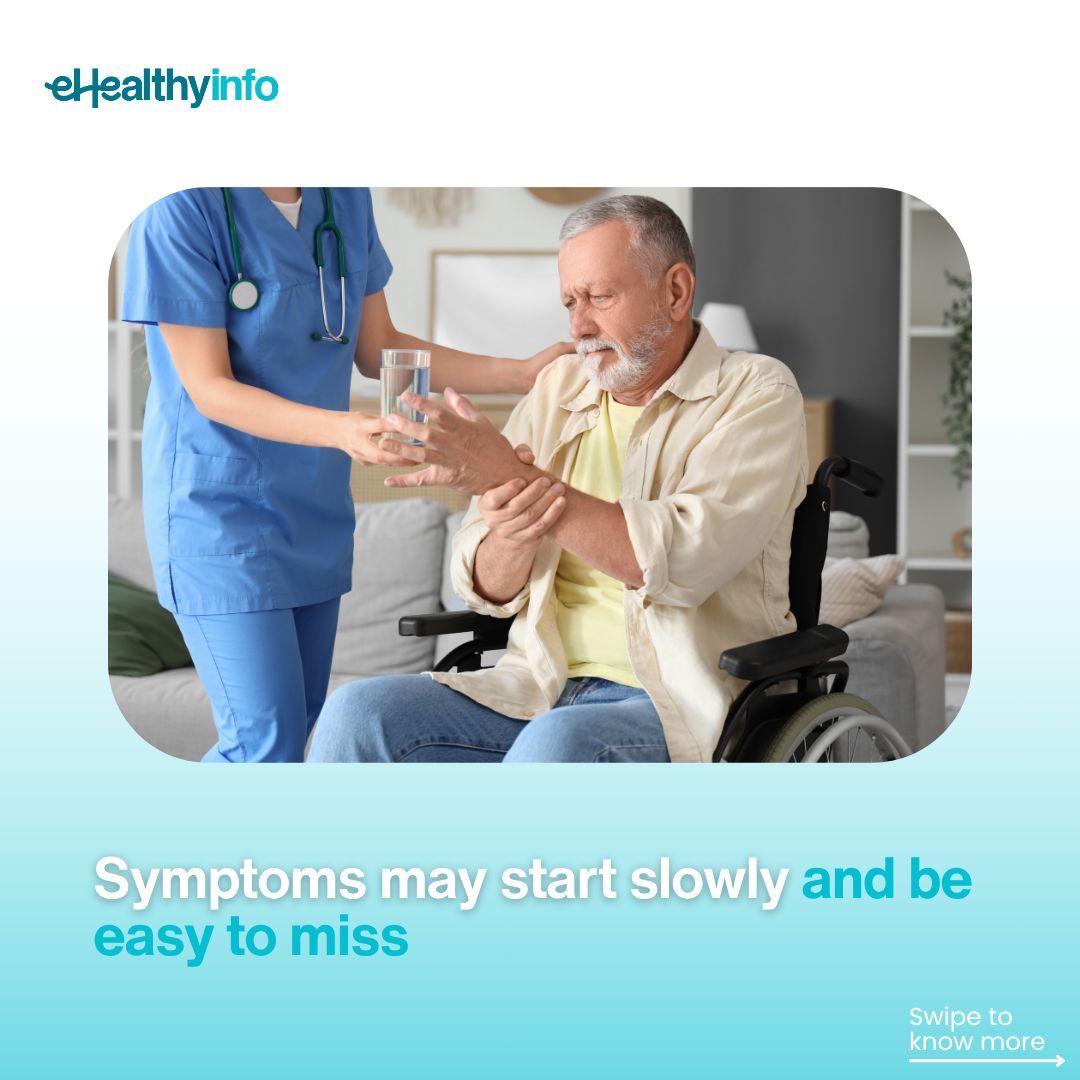 EhealthyInfo's tweet image. Parkinson’s disease is more than tremors. It can affect movement, balance, sleep, and mood. Early diagnosis, support, therapy, and treatment can make a real difference.
#ParkinsonsAwarenessMonth #ParkinsonsDisease #HealthAwareness