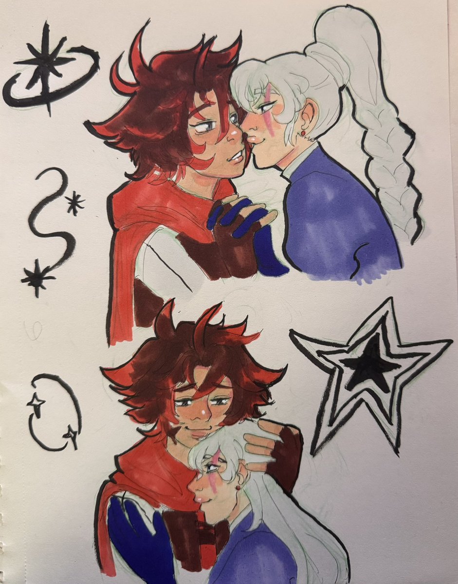 solarvertexart's tweet image. Love shines brightly like a star 

#RWBY #RWBYfanart #whiterose #weissschnee