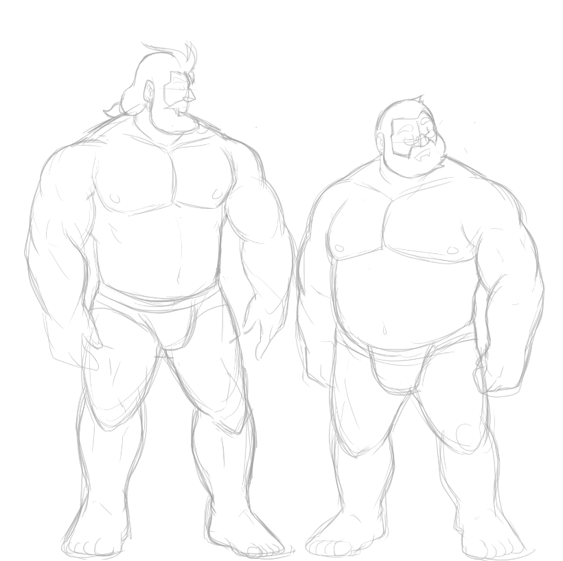 WIP, practicing body types again
